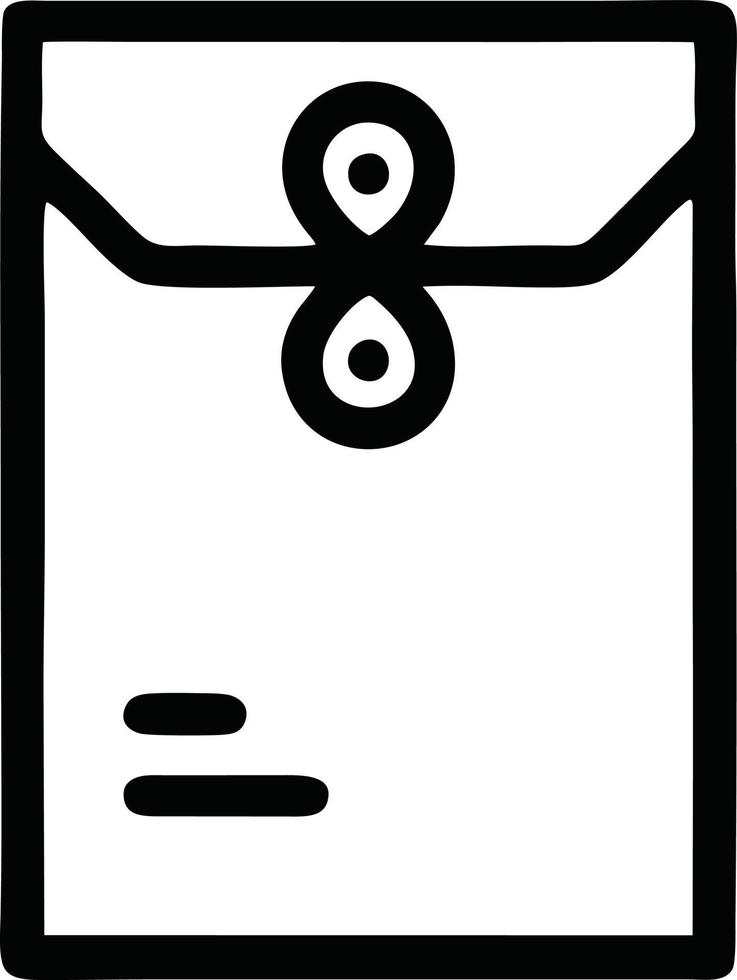 envelope icon in black vector image, illustration of envelope in black on white background, an envelope design on a white background