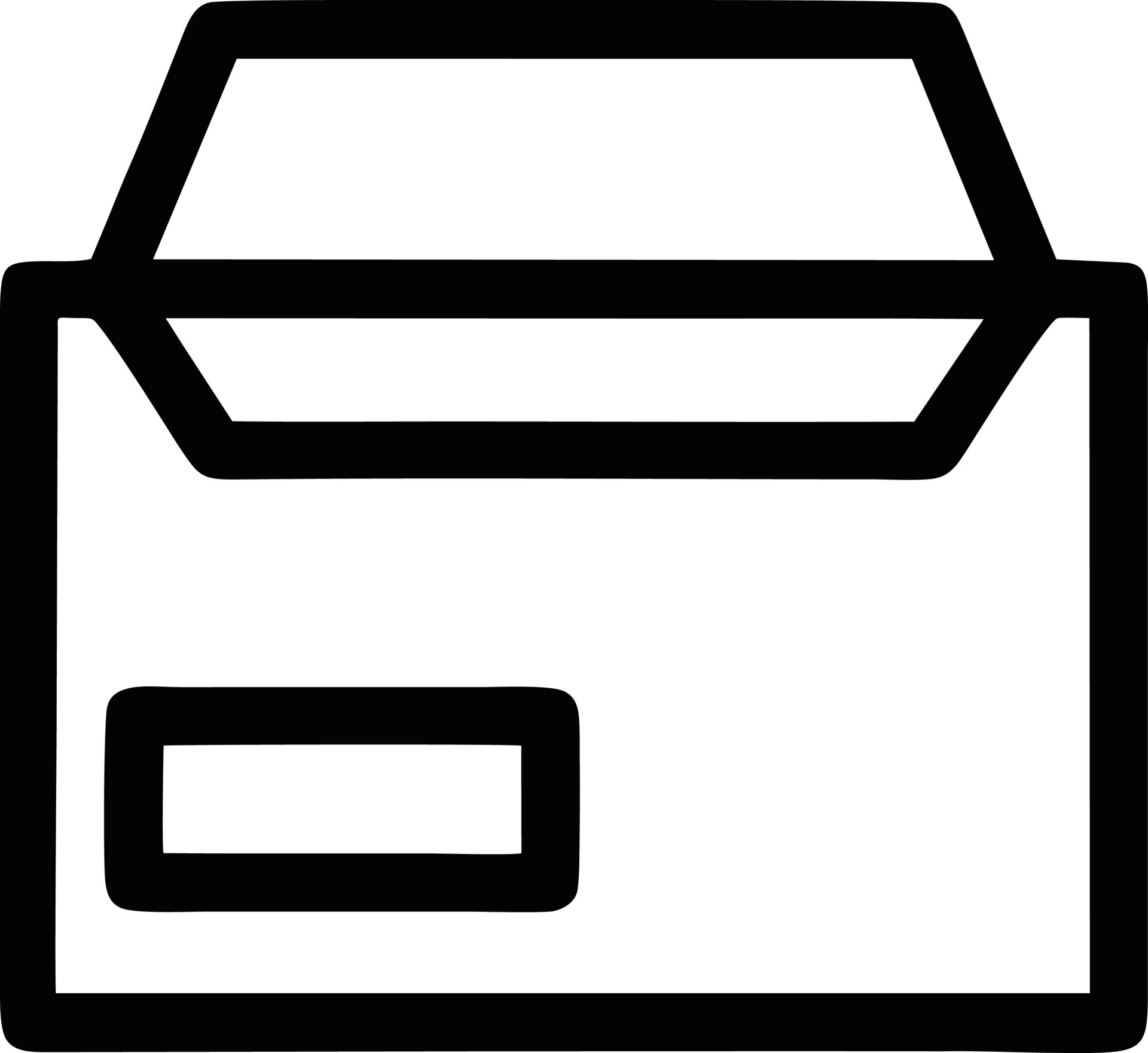 envelope icon in black vector image, illustration of envelope in black