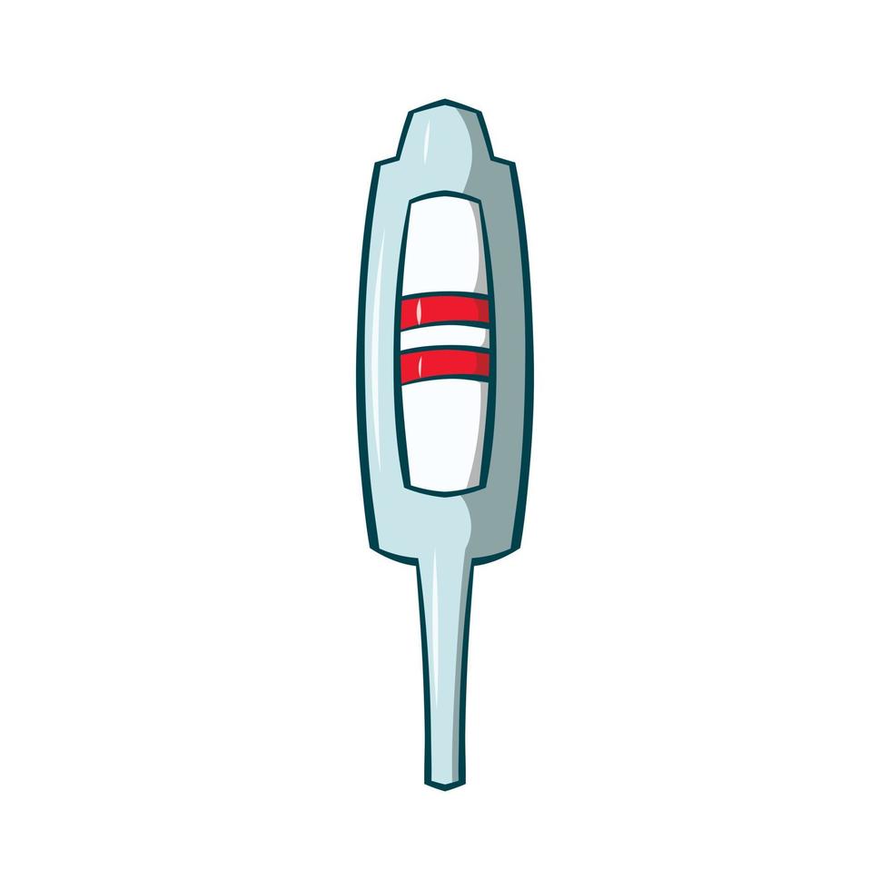 Pregnancy test icon, cartoon style vector