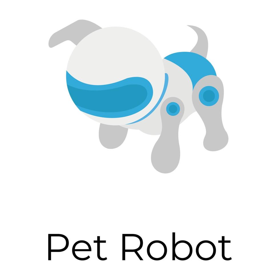 Trendy Pet Robot vector