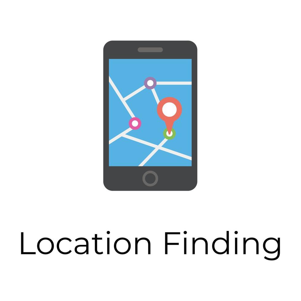 Trendy Location Pointers vector