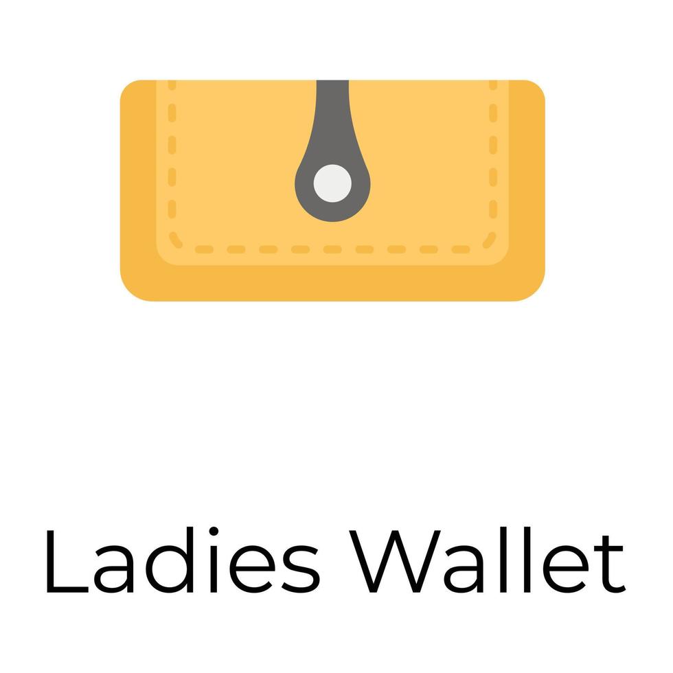Trendy Ladies Wallet 14454970 Vector Art at Vecteezy