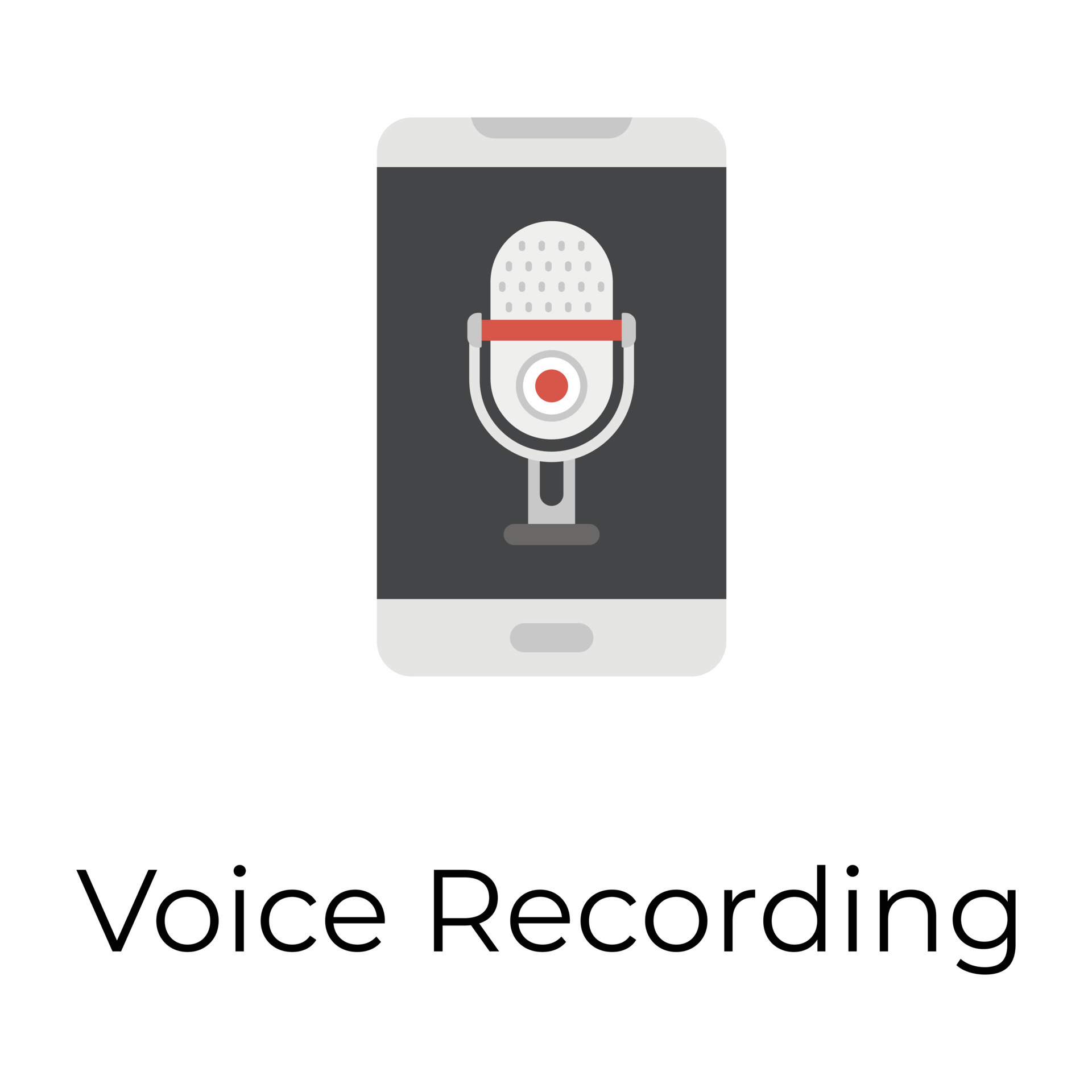 Trendy Voice Recording 14455023 Vector Art at Vecteezy