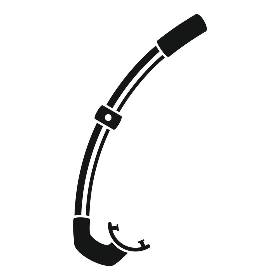 icono de snorkel, estilo simple vector