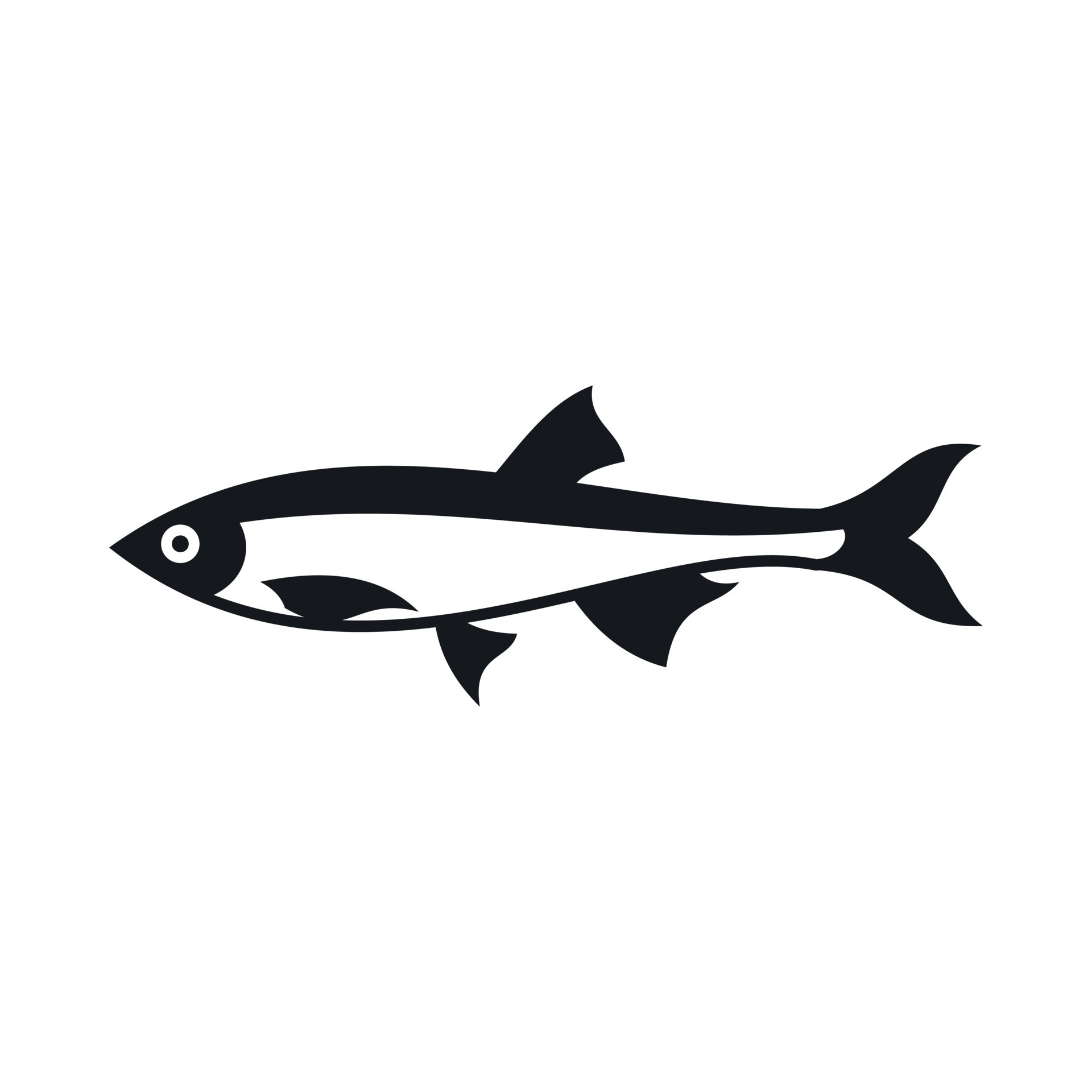 Herring fish icon, simple style 14455165 Vector Art at Vecteezy