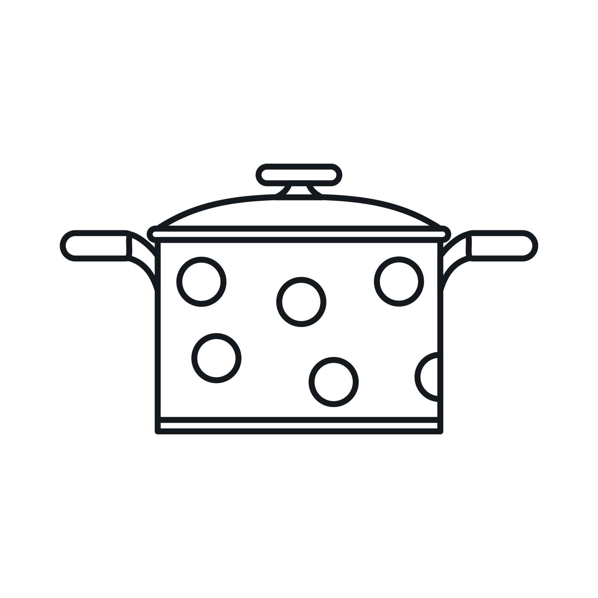 Saucepan icon, outline style 14455366 Vector Art at Vecteezy