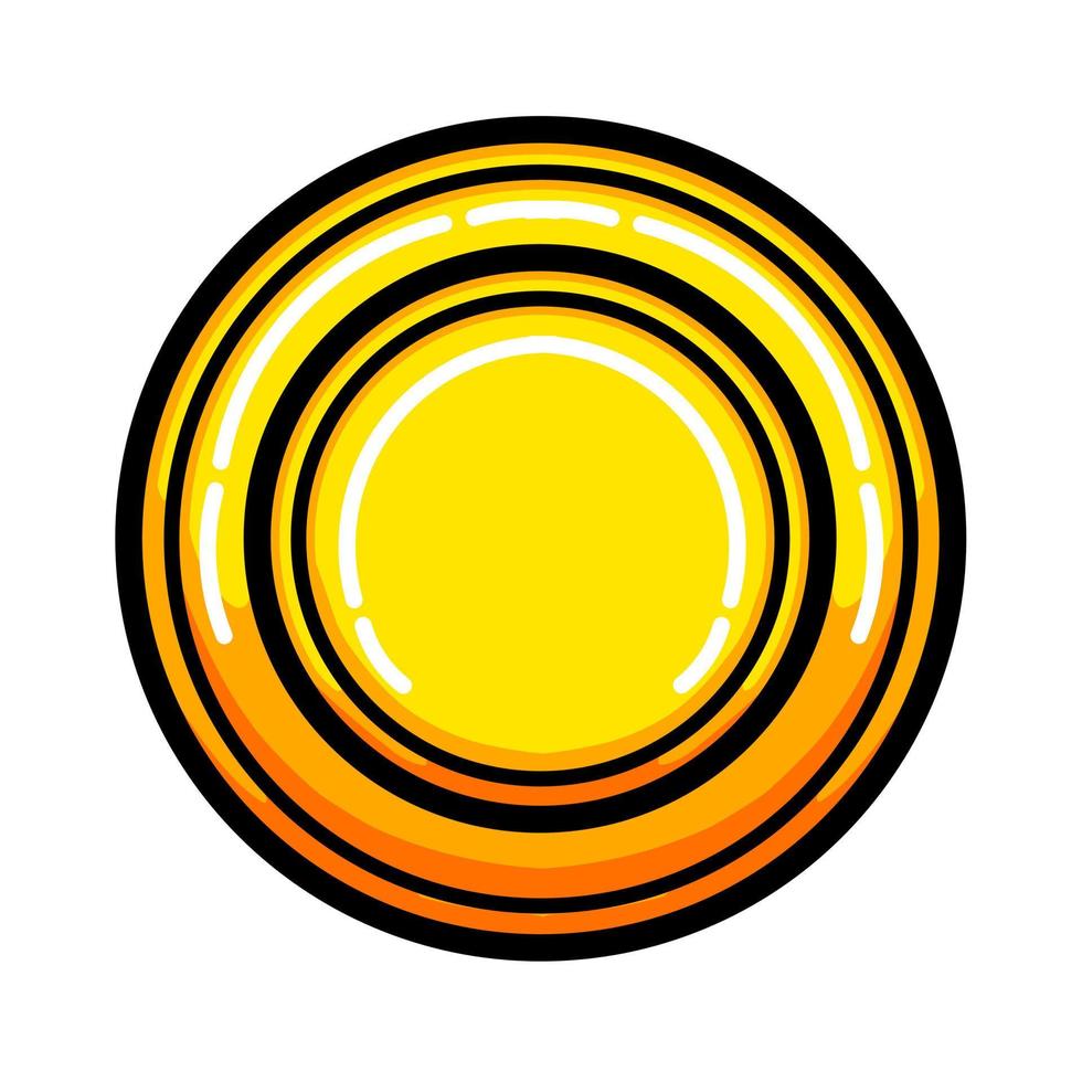 Gold coin vector 14455395 Vector Art at Vecteezy