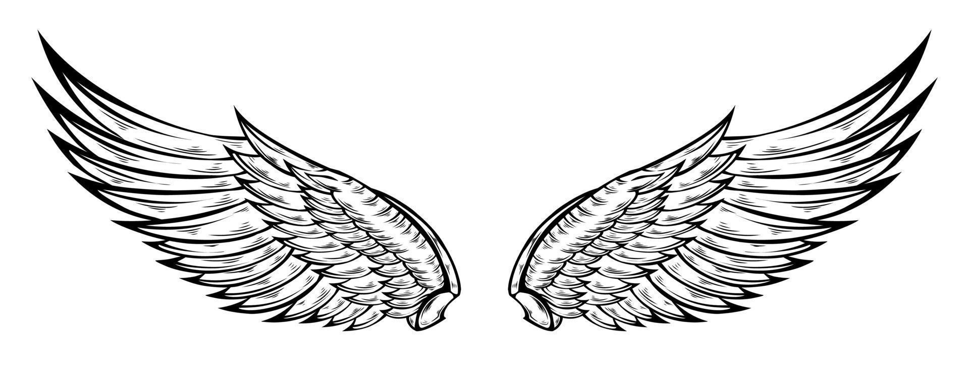 Wings  Tribal Tattoo Designs Wings  Free Transparent PNG Clipart Images  Download