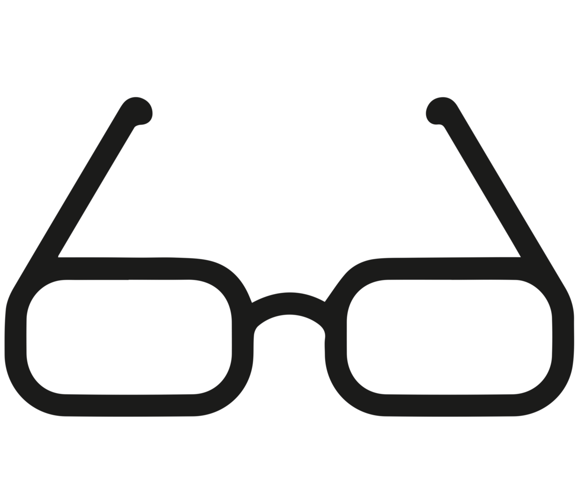illustration of glasses icon png on Transparent Background