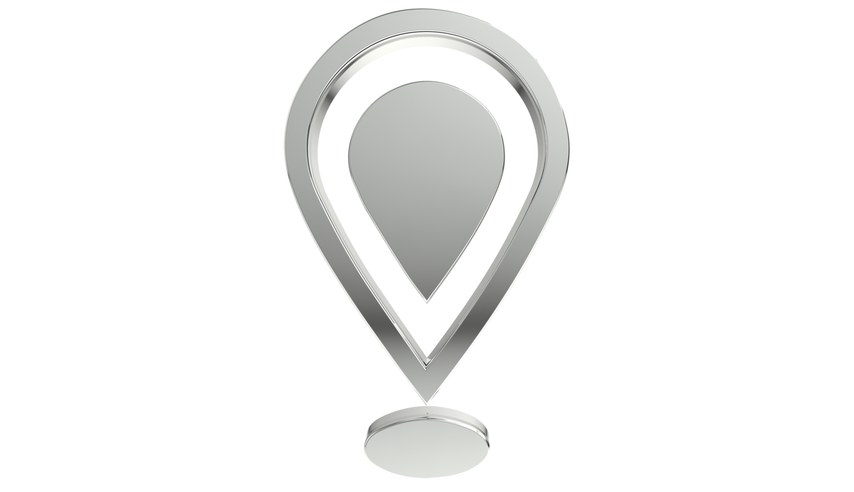 Geolocalization icon isolated on transparent background png