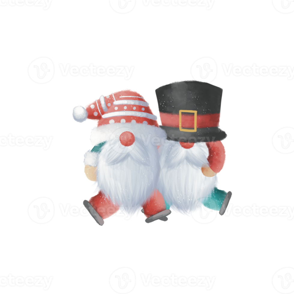 hoogte kwaliteit lief, schattig en grappig gnoom 300 dpi 3000x3000px voor Kerstmis decoratie kaart mok kop t-shirt sok notitieboekje en peul png