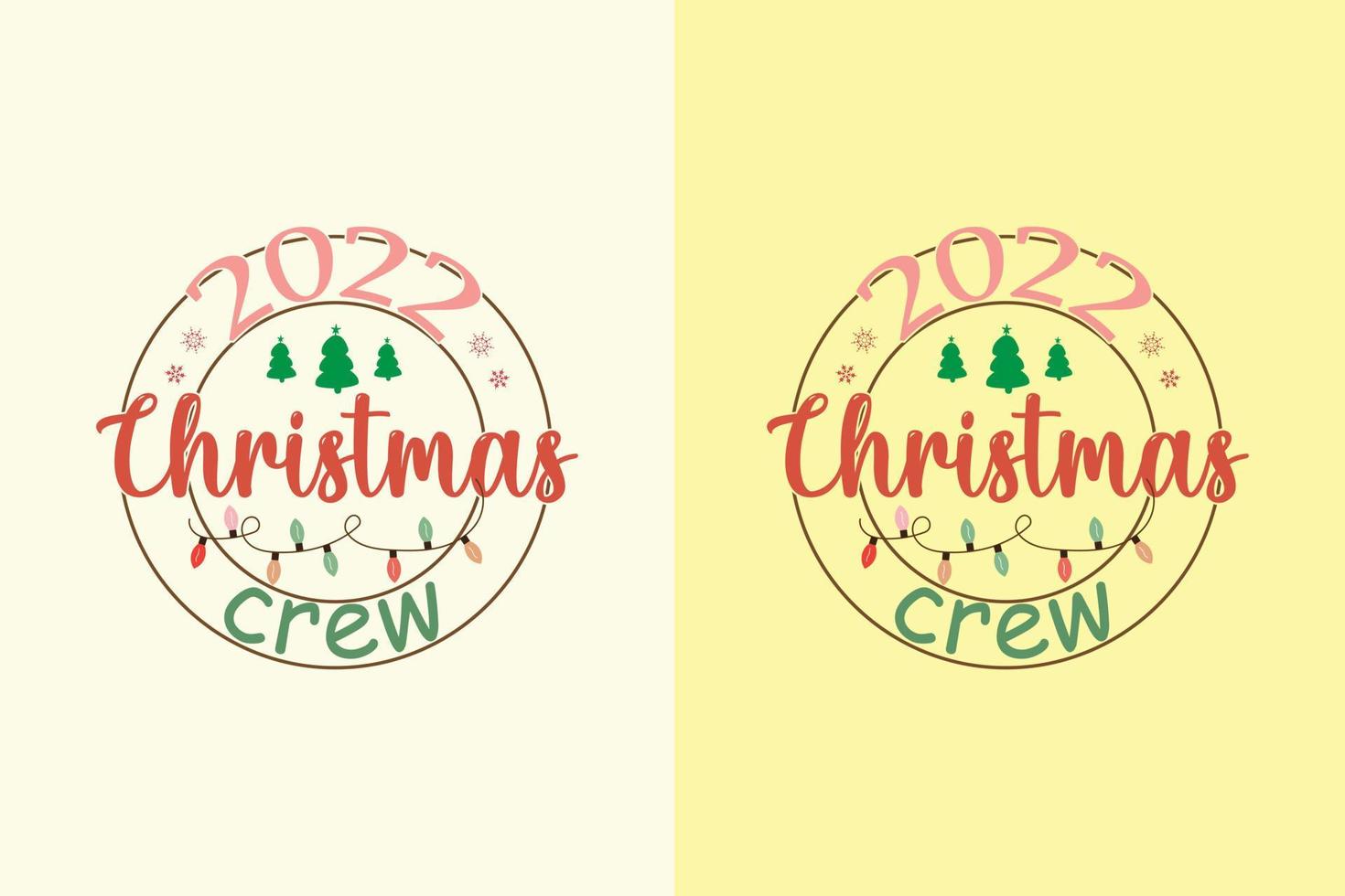 2022 Christmas Family vector Design