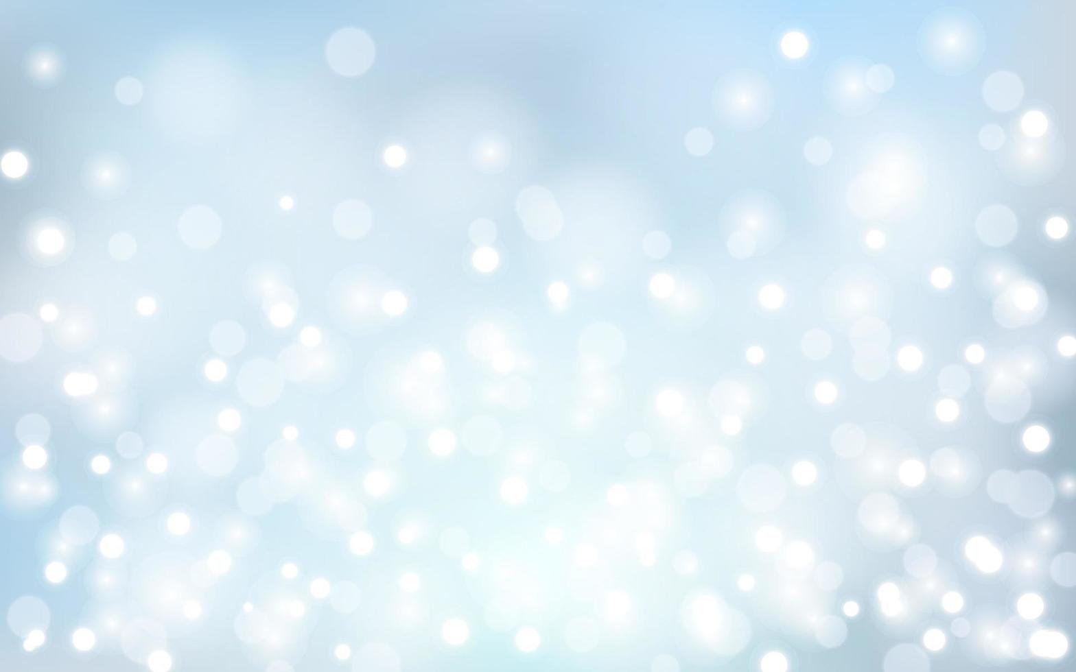 Winter and snow bokeh soft light abstract background, Vector eps 10 illustration bokeh particles, Background decoration