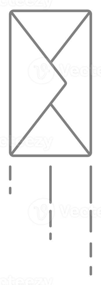 Message Icon Symbol, Email or News Sign For Pictogram, Logo, Art Illustration, Website, Apps or Graphic Design Element. Format PNG