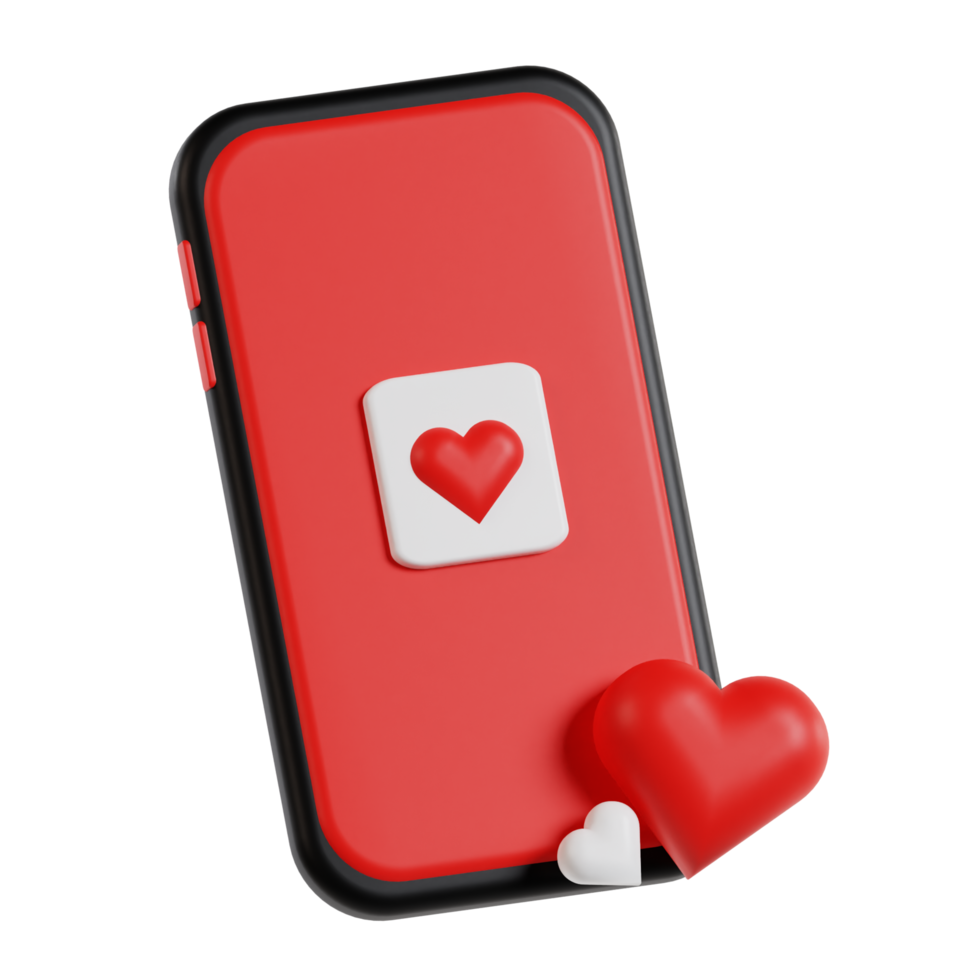 3d illustration of a phone on a transparent background png