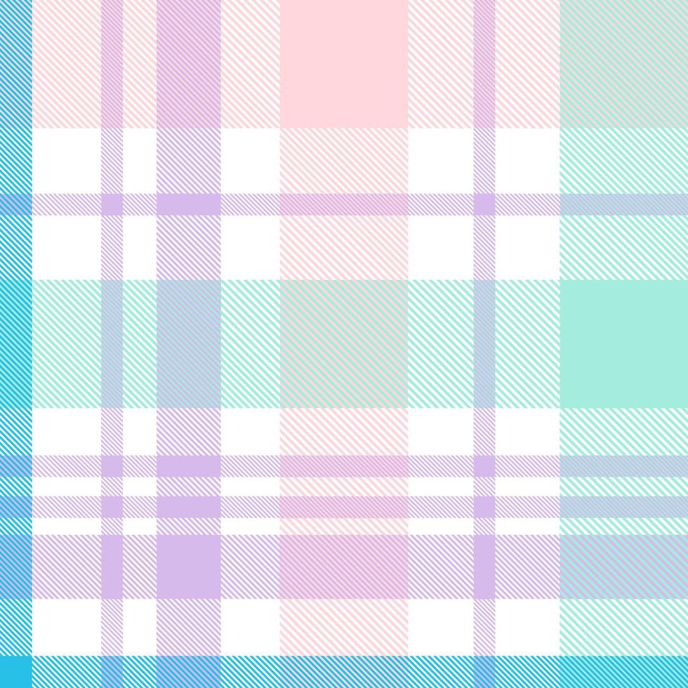 Pastel tartan plaid Scottish pattern. Texture pattern for tablecloths, clothes, shirts, blankets and other. vector