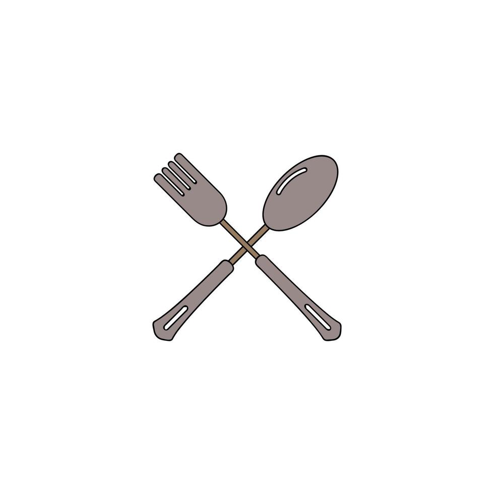 kitchen tools icon vector