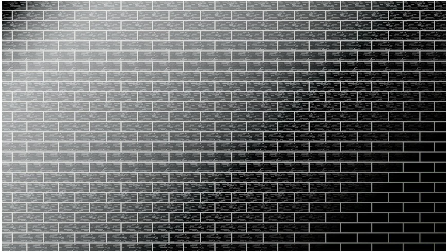 brick wall and light background vector