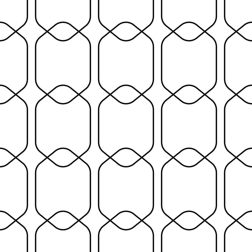 Seamless pattern of chain on white background vector