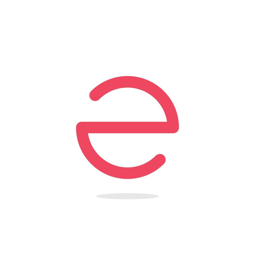 E Logo Design and template. Creative E icon initials based Letters in vector. vector