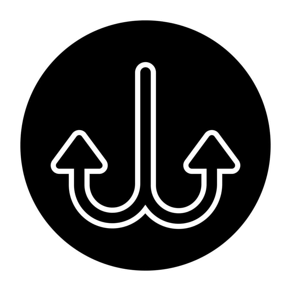 An icon design of arrows vector