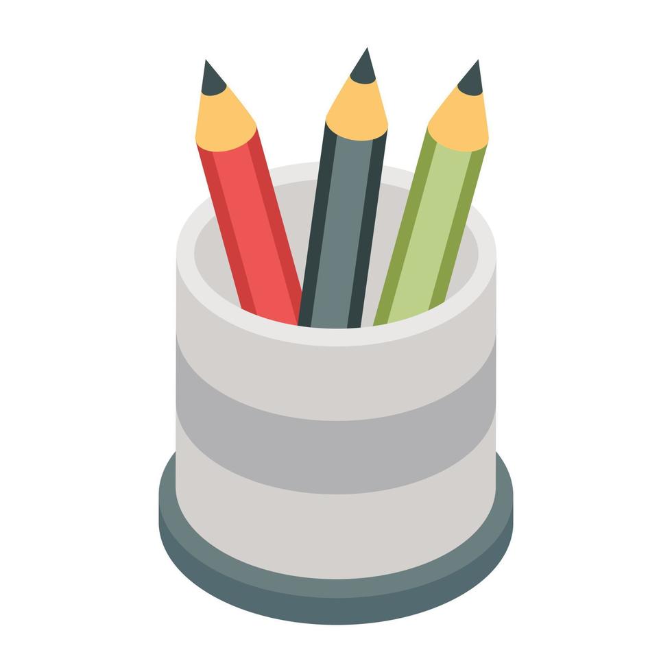 A premium download vector of stationery holder