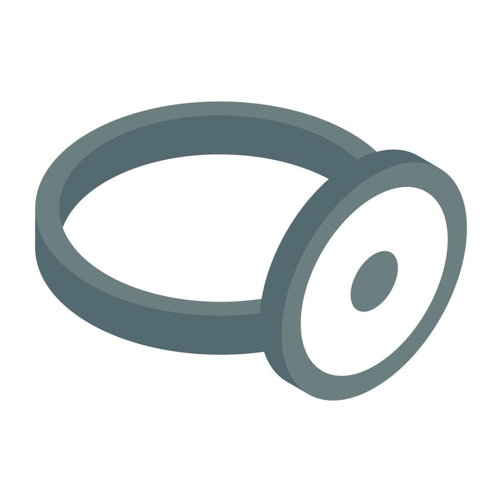 Perfect design icon of medical headlight vector