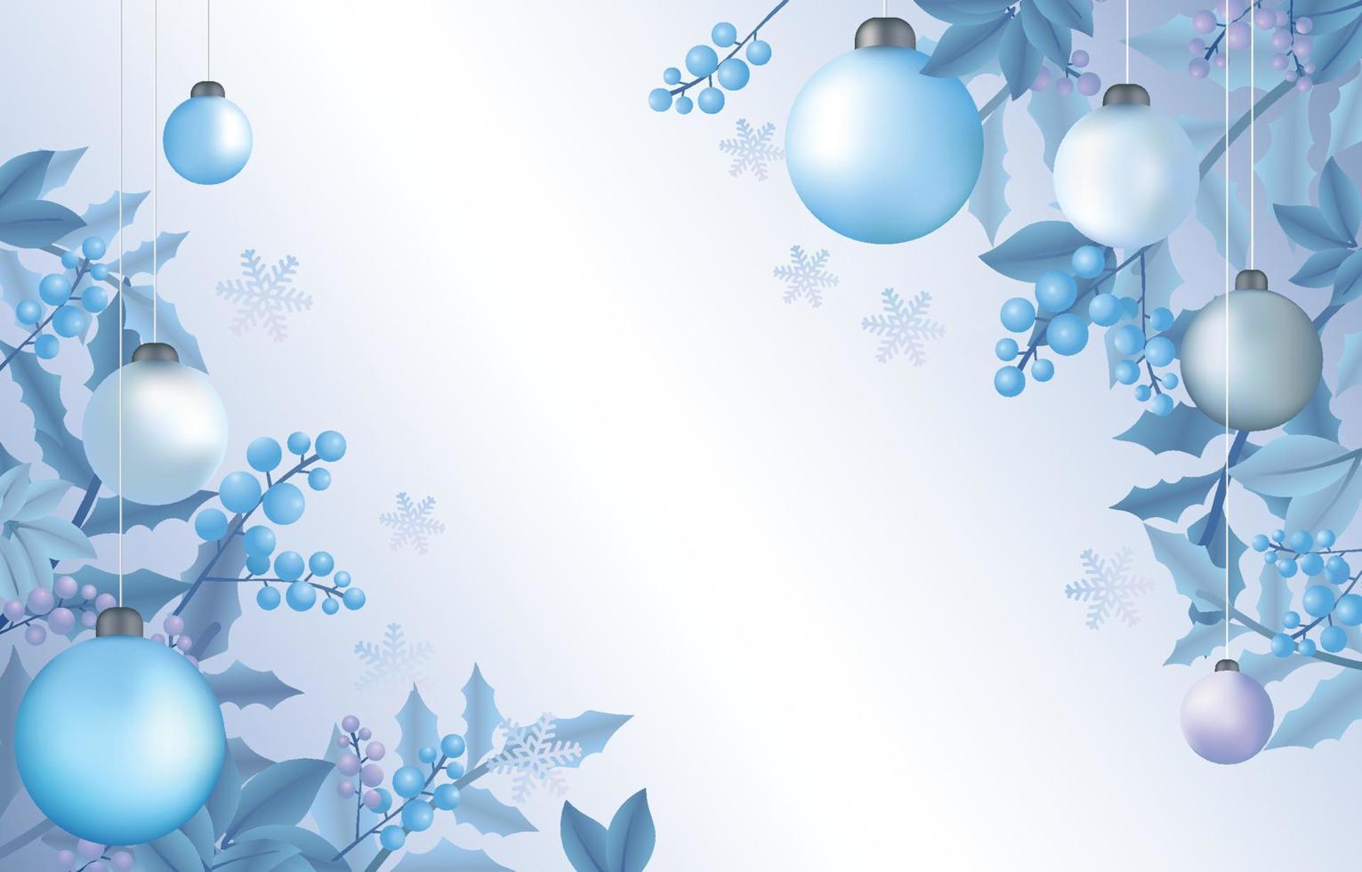 White Christmas Background vector