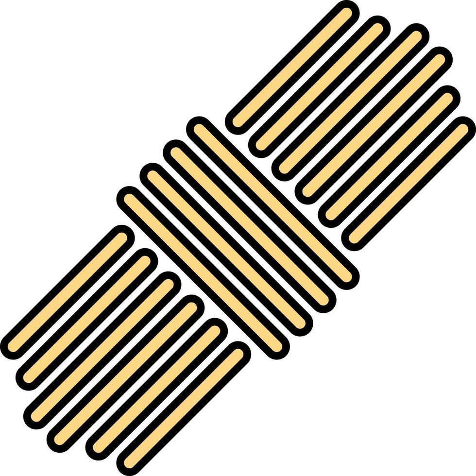 Rope Pack Set  Flat Color Icon Vector icon banner Template