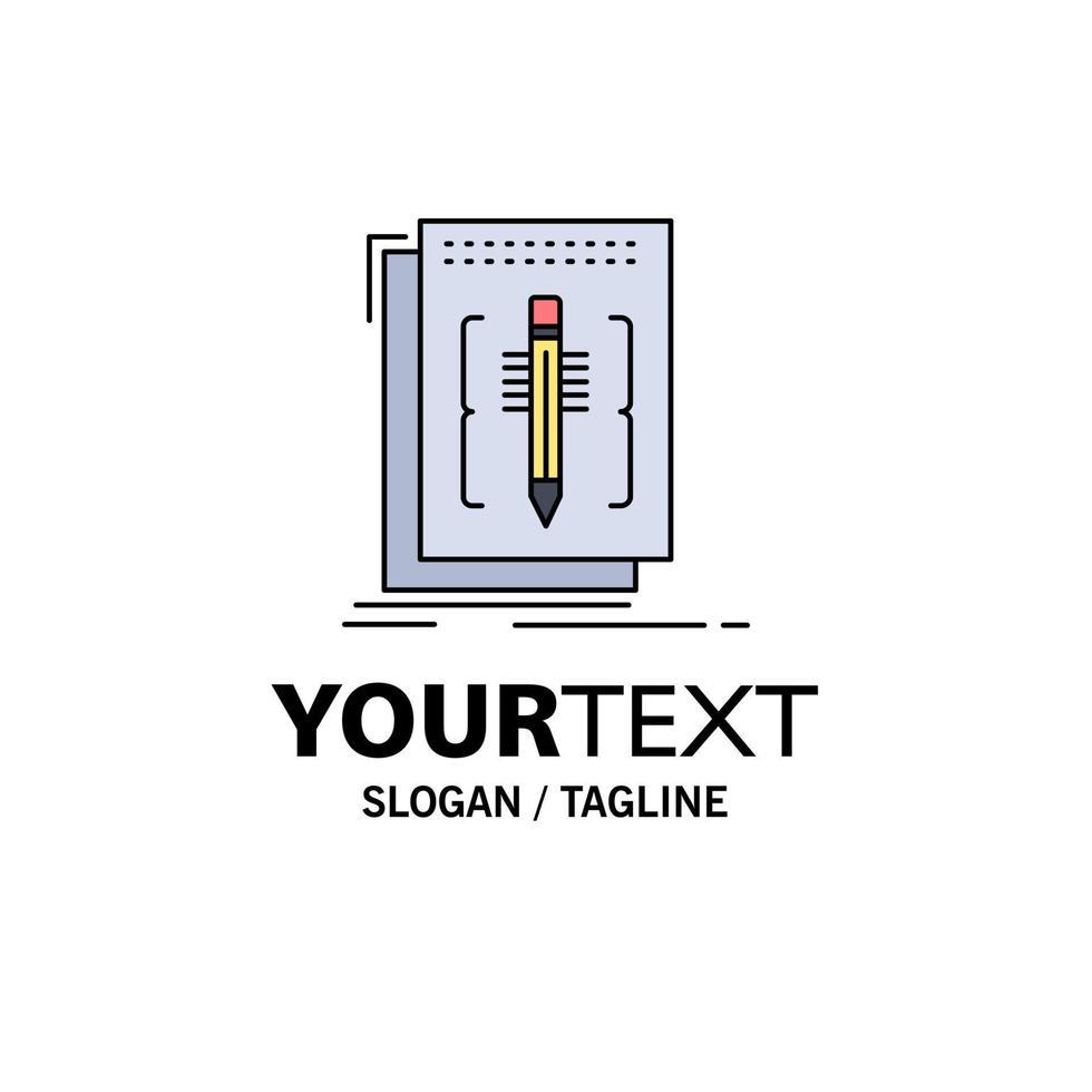 Code edit editor language program Flat Color Icon Vector