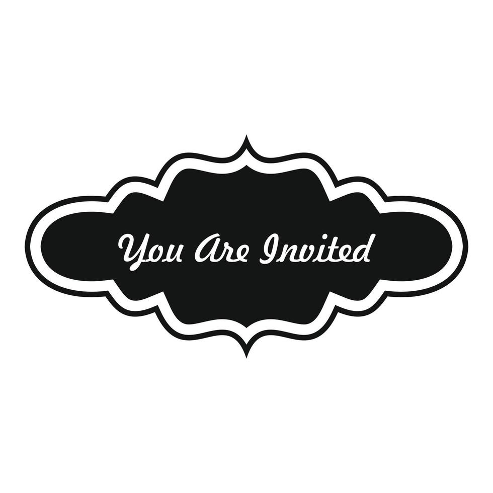 Call label icon, simple style. vector