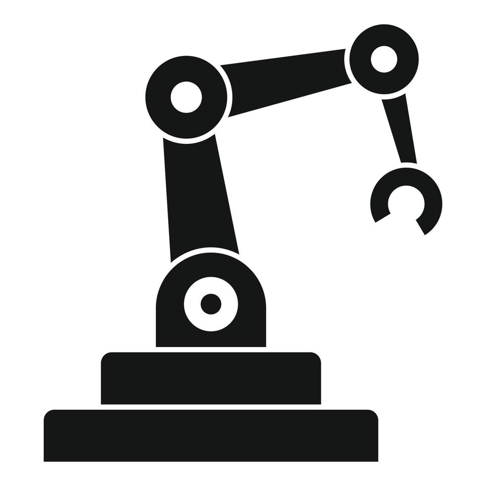 Car robot modern hand icon, simple style vector