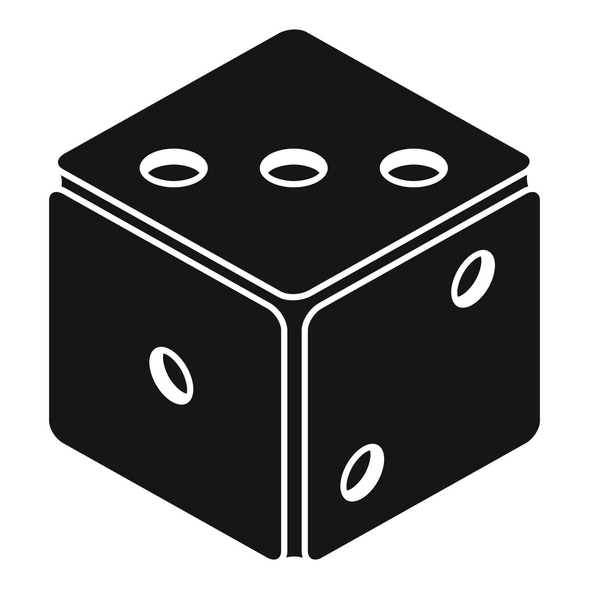 Small dice icon, simple style 14461592 Vector Art at Vecteezy