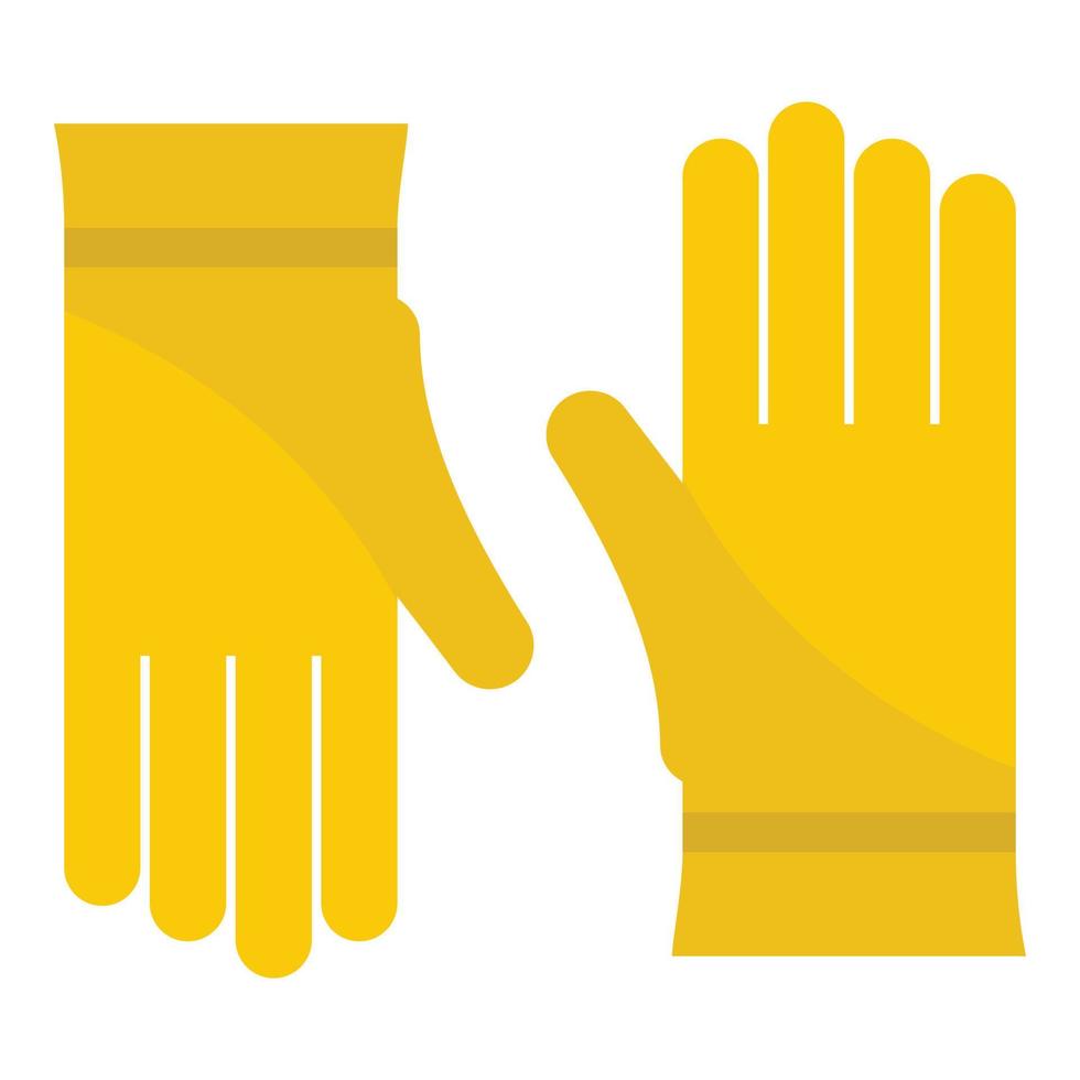 Glove icon, flat style vector