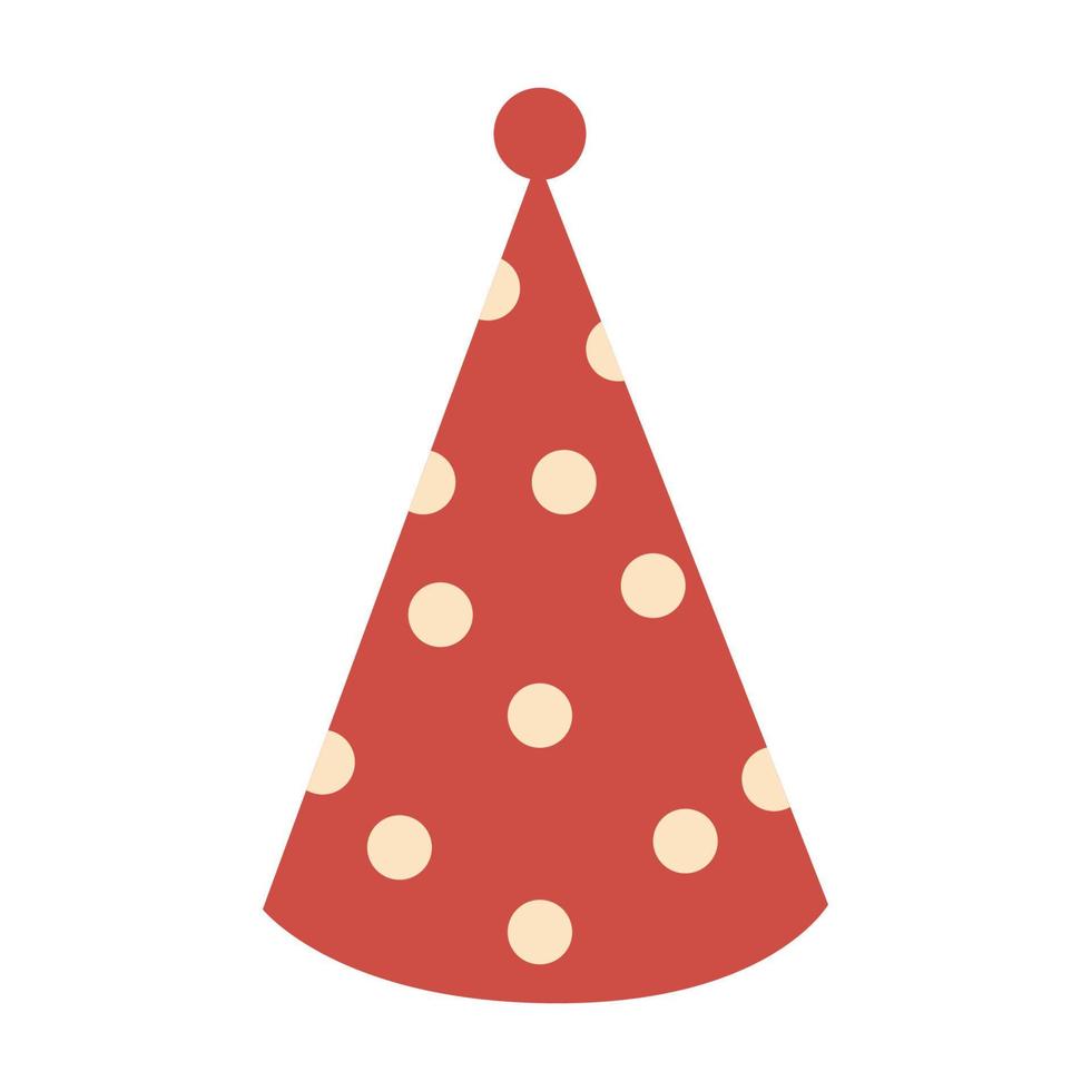red holiday hat vector