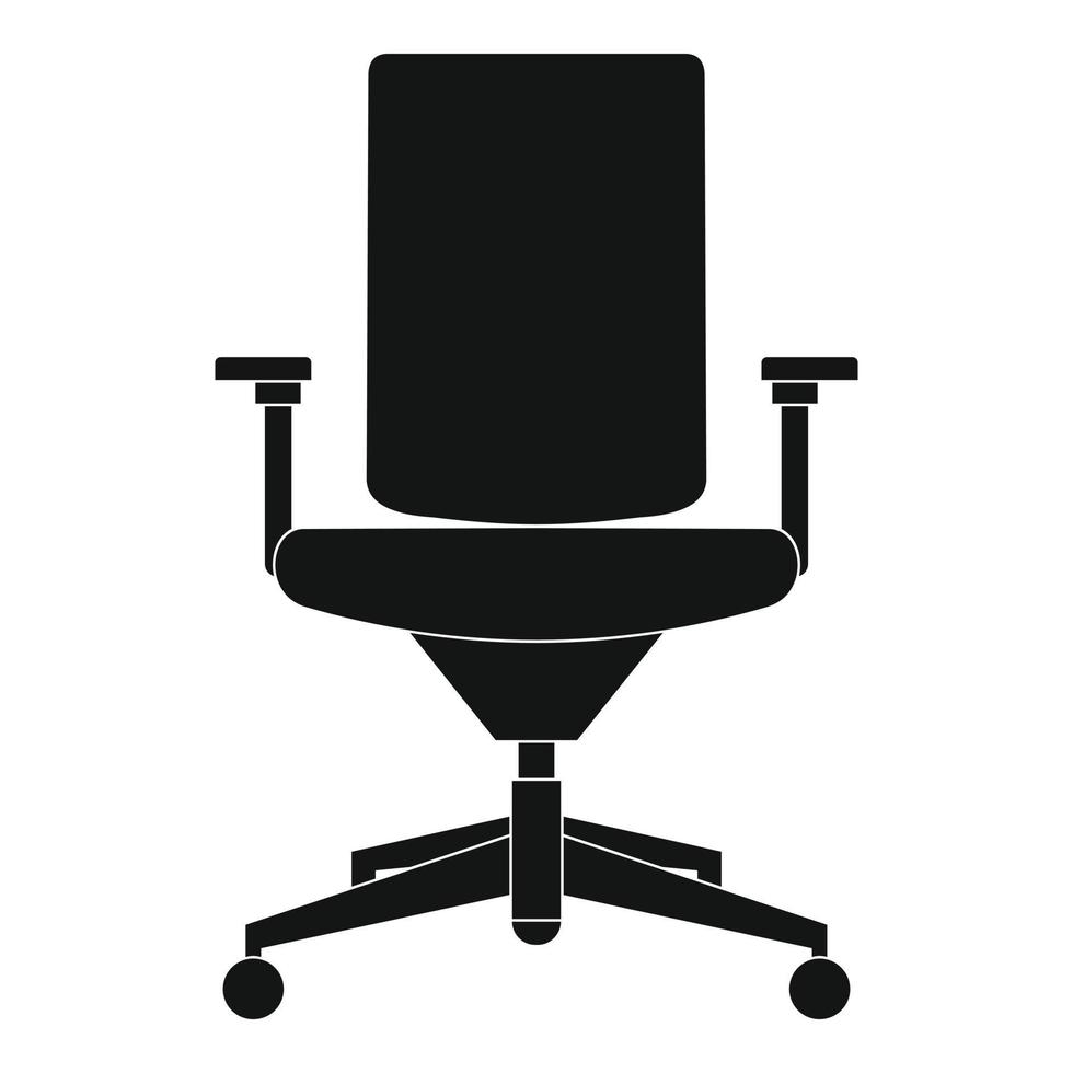 icono de sillón cómodo, estilo simple. vector