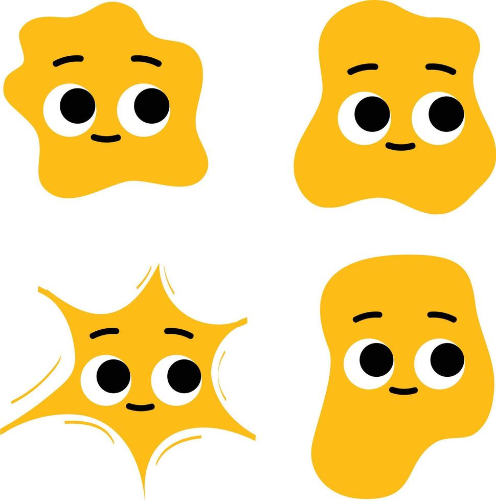 ilustración de cara emoji vector