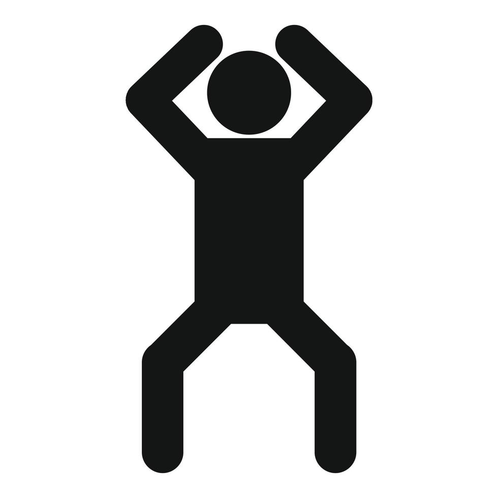 Stick figure stickman icon pictogram vector simple