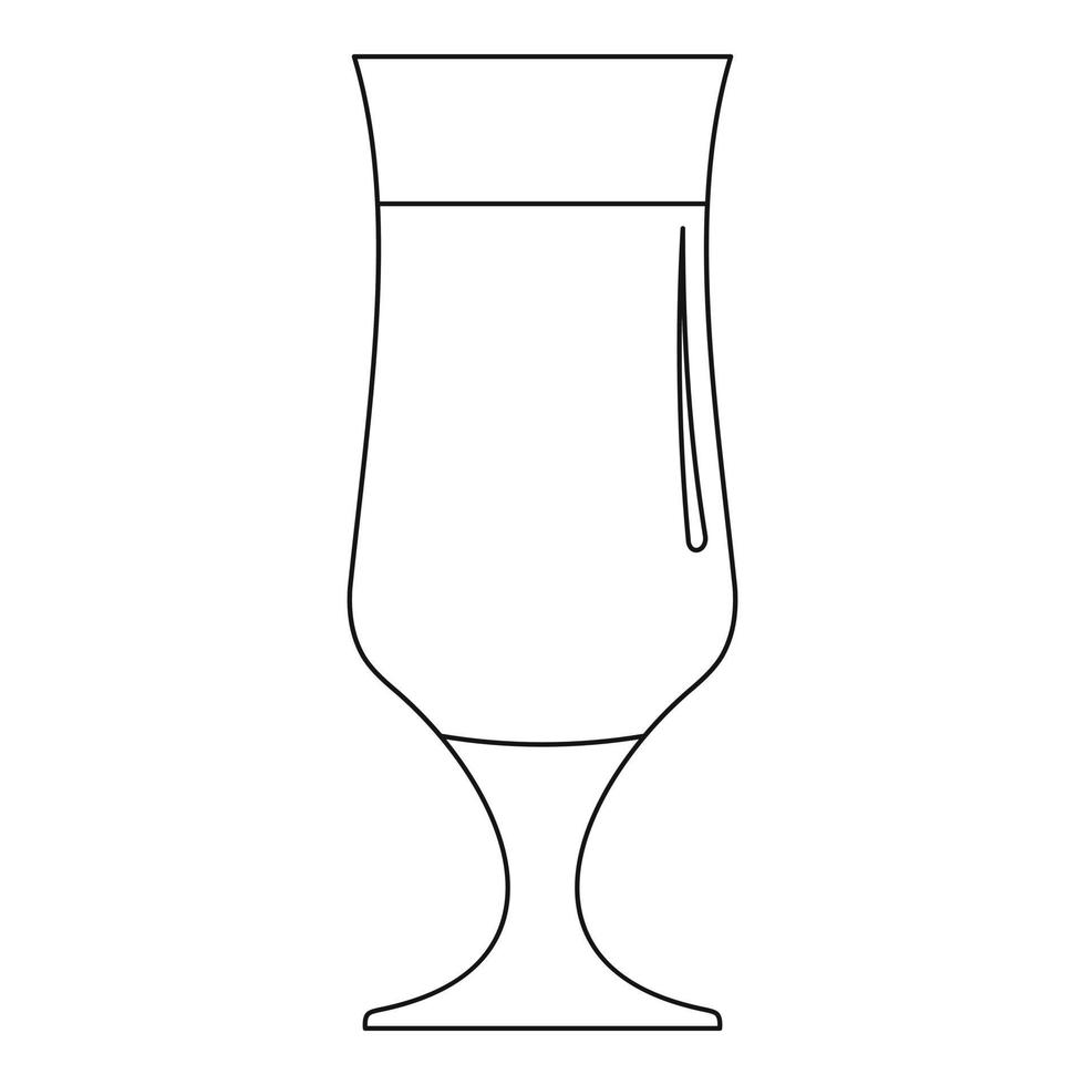 Alcohol icon, outline style. vector