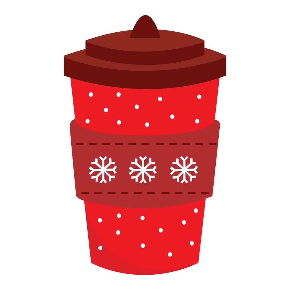 vector de cafe de navidad