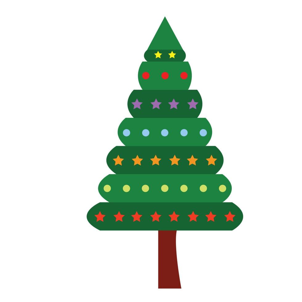 Imágenes Prediseñadas de árbol de Navidad vector