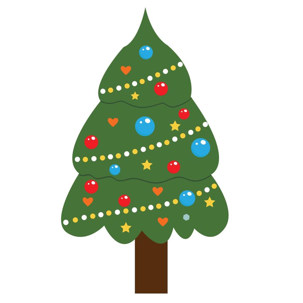 Imágenes Prediseñadas de árbol de Navidad vector