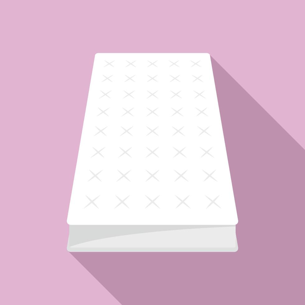 Mattress icon, flat style vector