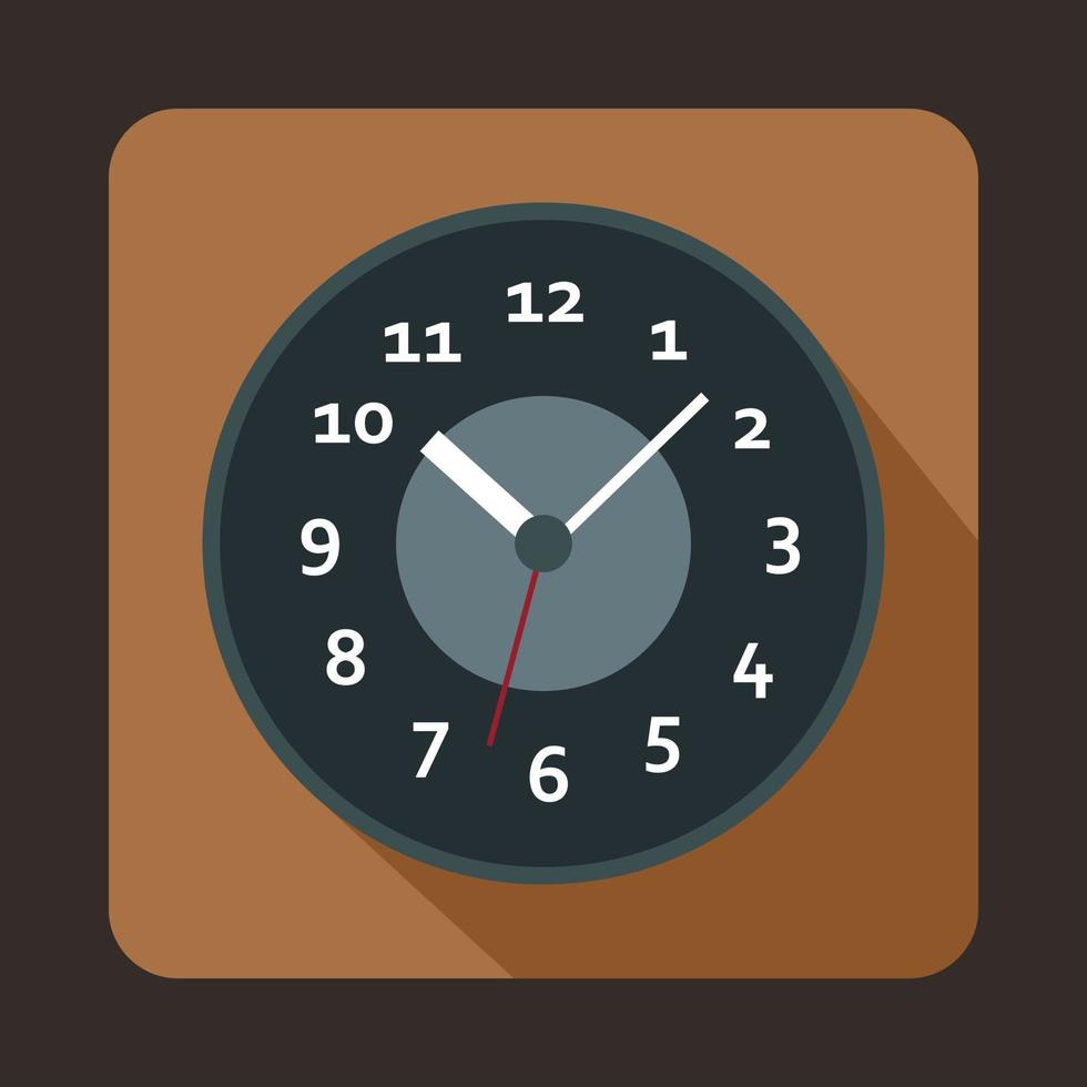 Watch icon, flat style vector