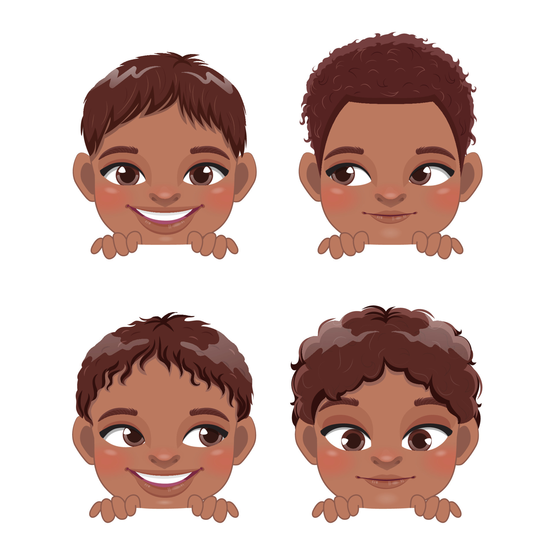 Cute Peekaboo Little Black Boys or American African Kids Peeking Boys Collection and Different Afro Hairstyle Vector illustration 14463116 Vector Art at Vecteezy Cute Peekaboo Little Black Boys or American African Kids Peeking Boys Collection and Different Afro Hairstyle Vector illustration 14463116 Vector Art at Vecteezy