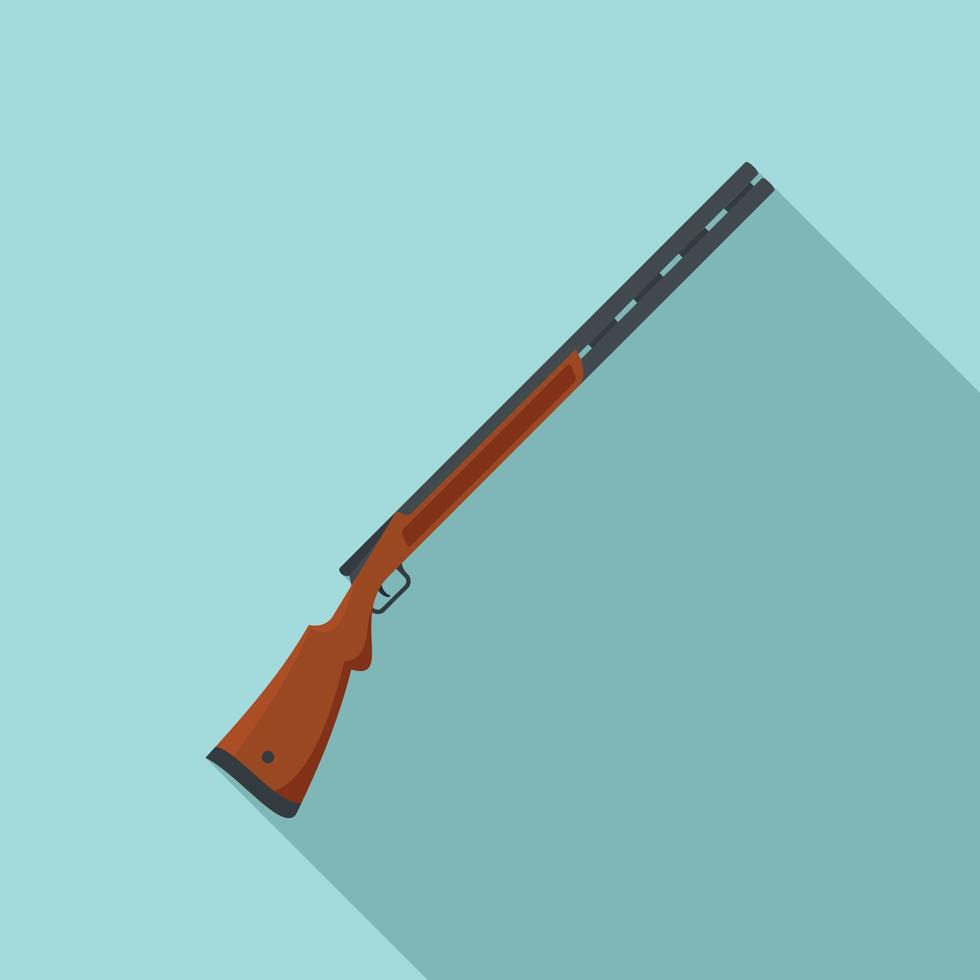 Shotgun icon, flat style vector