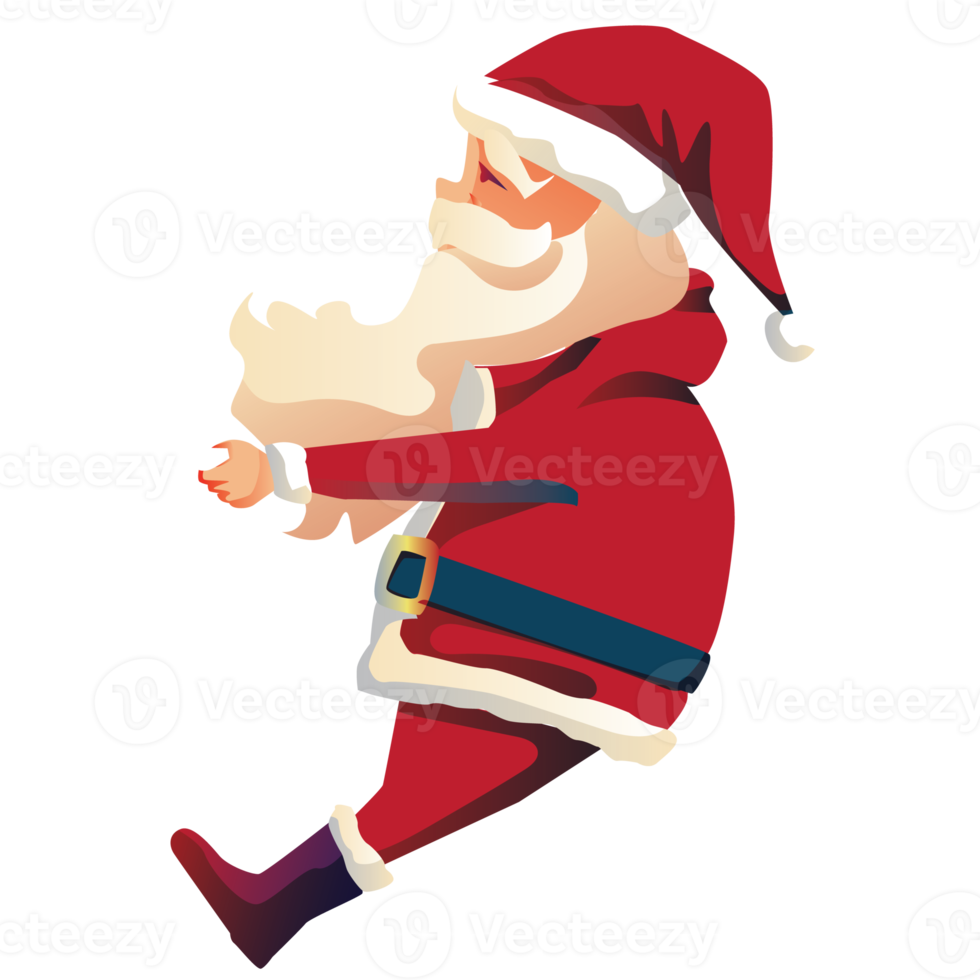 Happy Santa Claus and celebration on christmas Holiday png