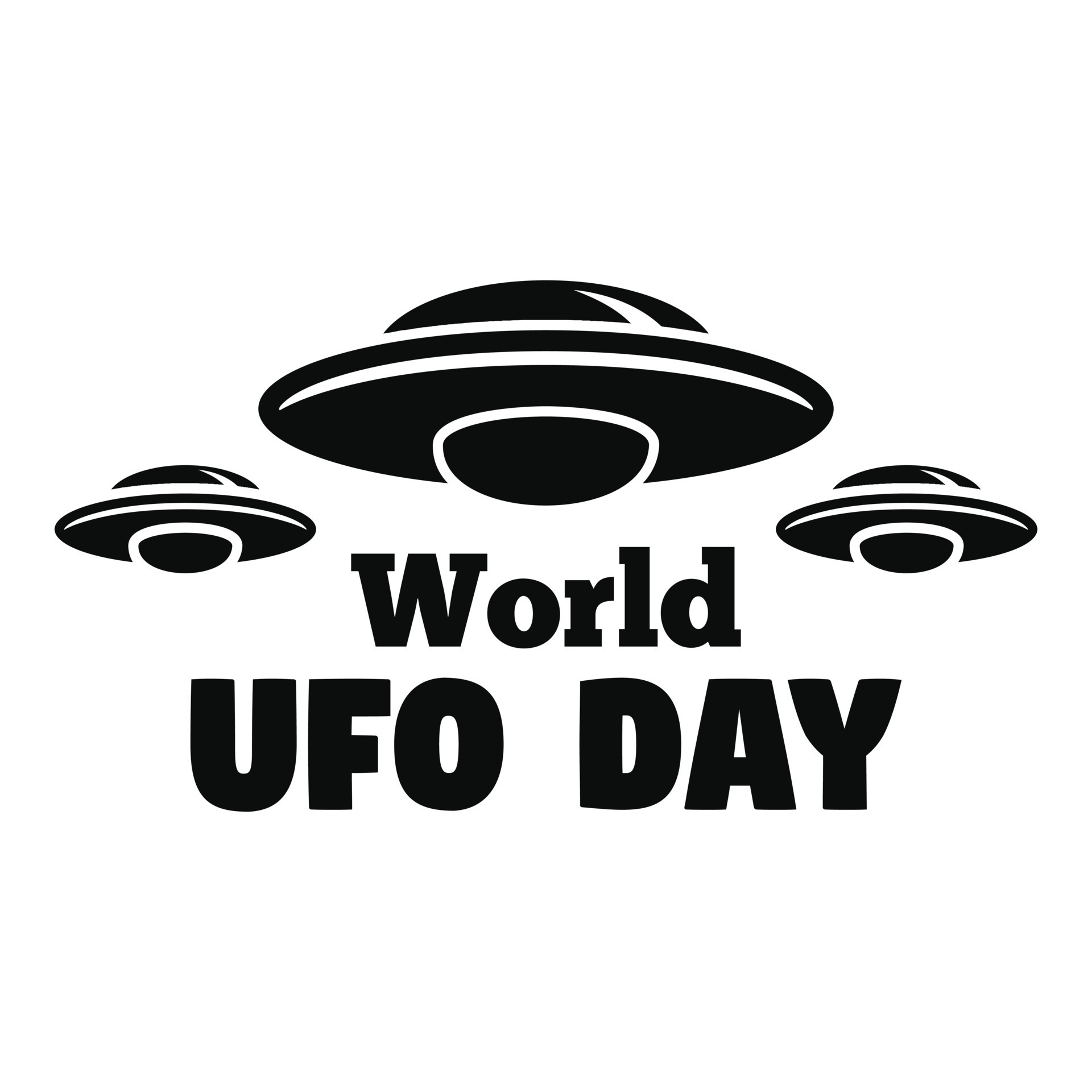 World ufo day logo, simple style 14463641 Vector Art at Vecteezy