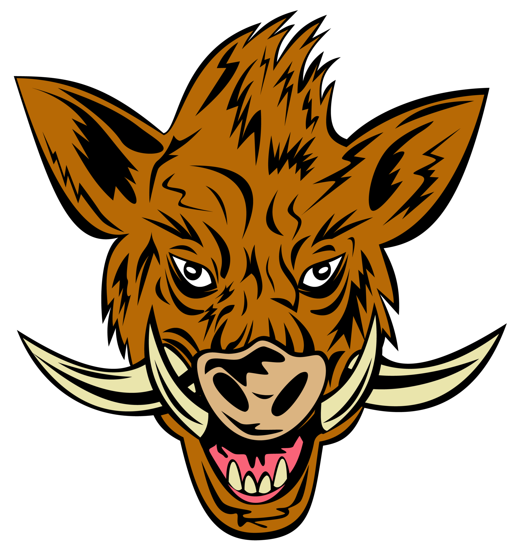 Free Wild Pig Boar Head 14463802 PNG with Transparent Background