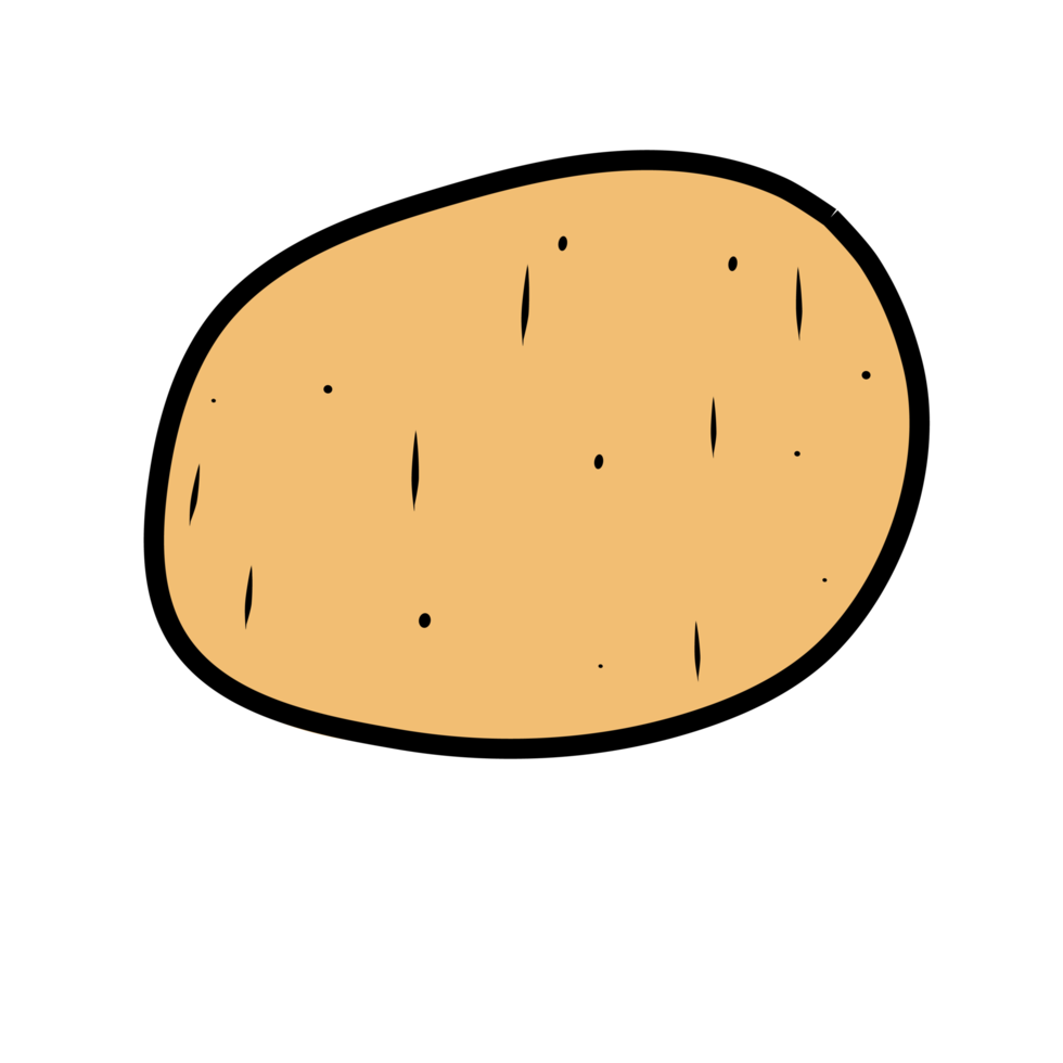 patata ilustración stock png. png